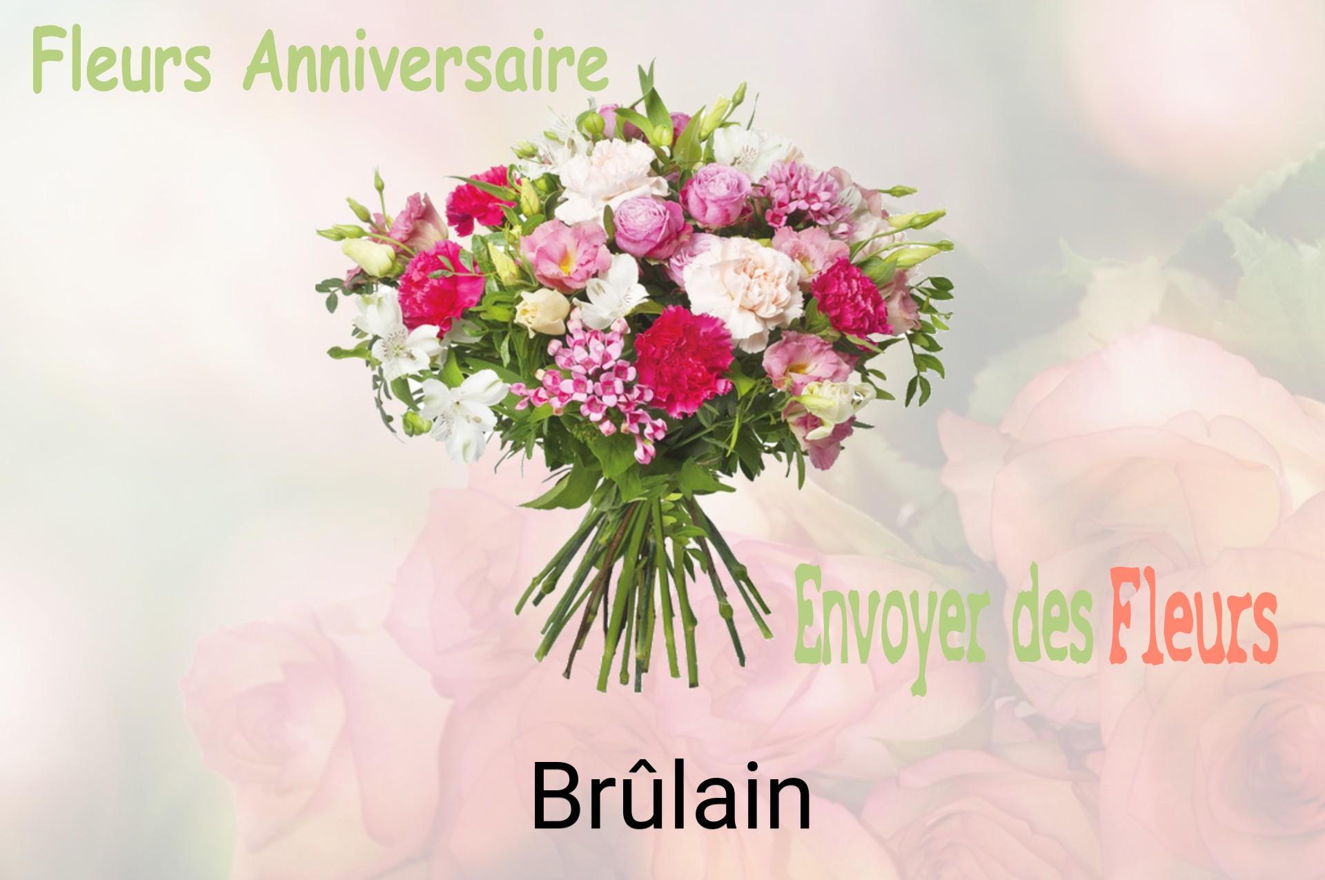Bouquet de fleurs d’anniversaire livré à Brûlain