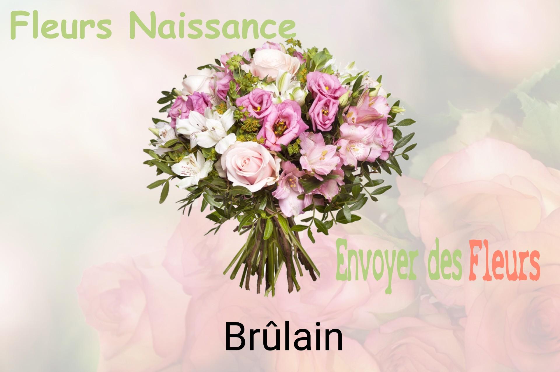 Bouquet de fleurs de naissance livré à Brûlain