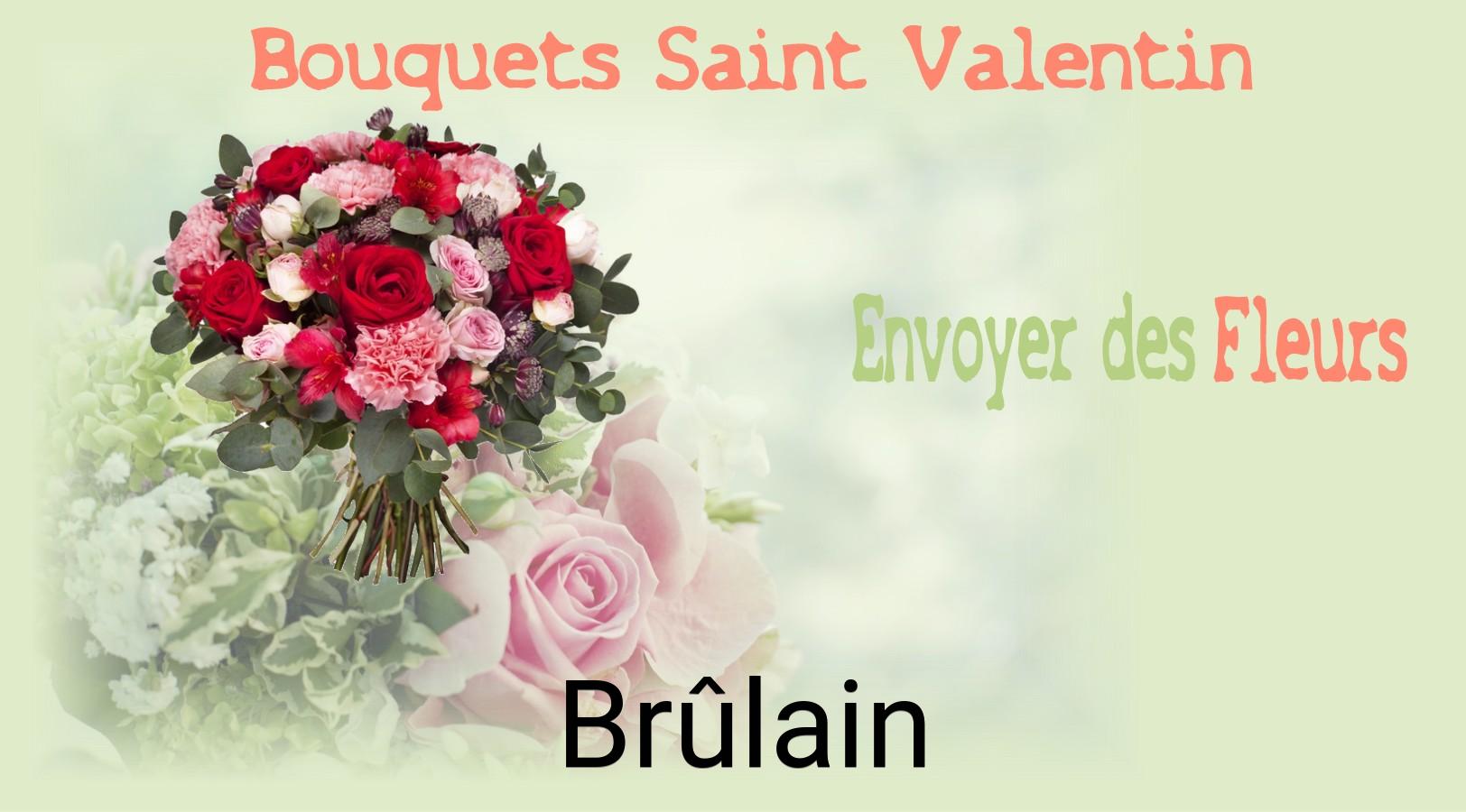 Roses de Saint-Valentin livrées à Brûlain
